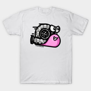 Turbo Snail - Rock On (Pink) T-Shirt